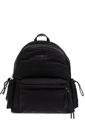 SAINT LAURENT ブラックリュック Saint Laurent Backpack with logo | Men's Bags | Vitkac